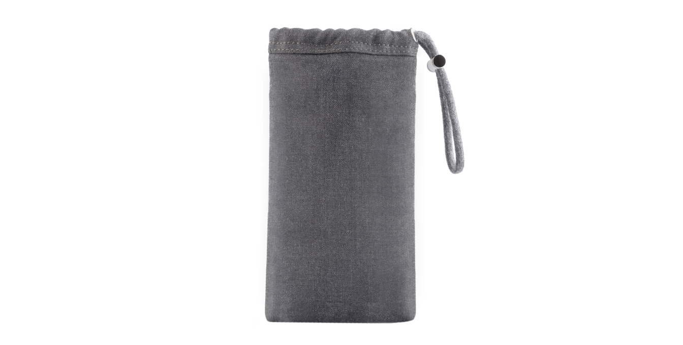 Thom Browne Soft Pouch | Med Grey