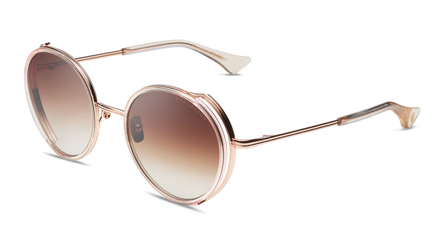 DITA Lageos | White Rose Crystal & Rose Gold