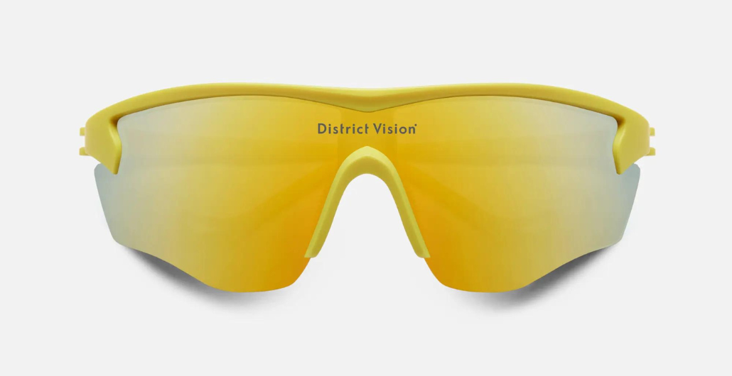 District Vision | Junya Racer Canary D+ Gold Mirror