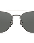 Matsuda M3115 | Antique Silver - Smokey Olive sunglasses