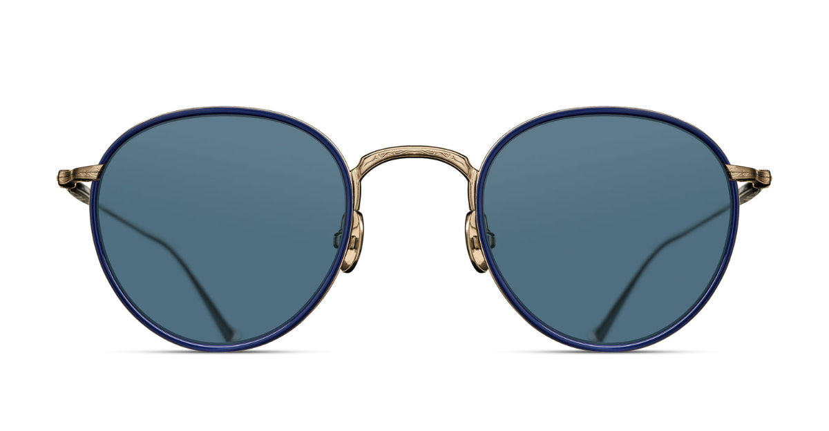 Matsuda M3085-I | Brushed Gold - Navy