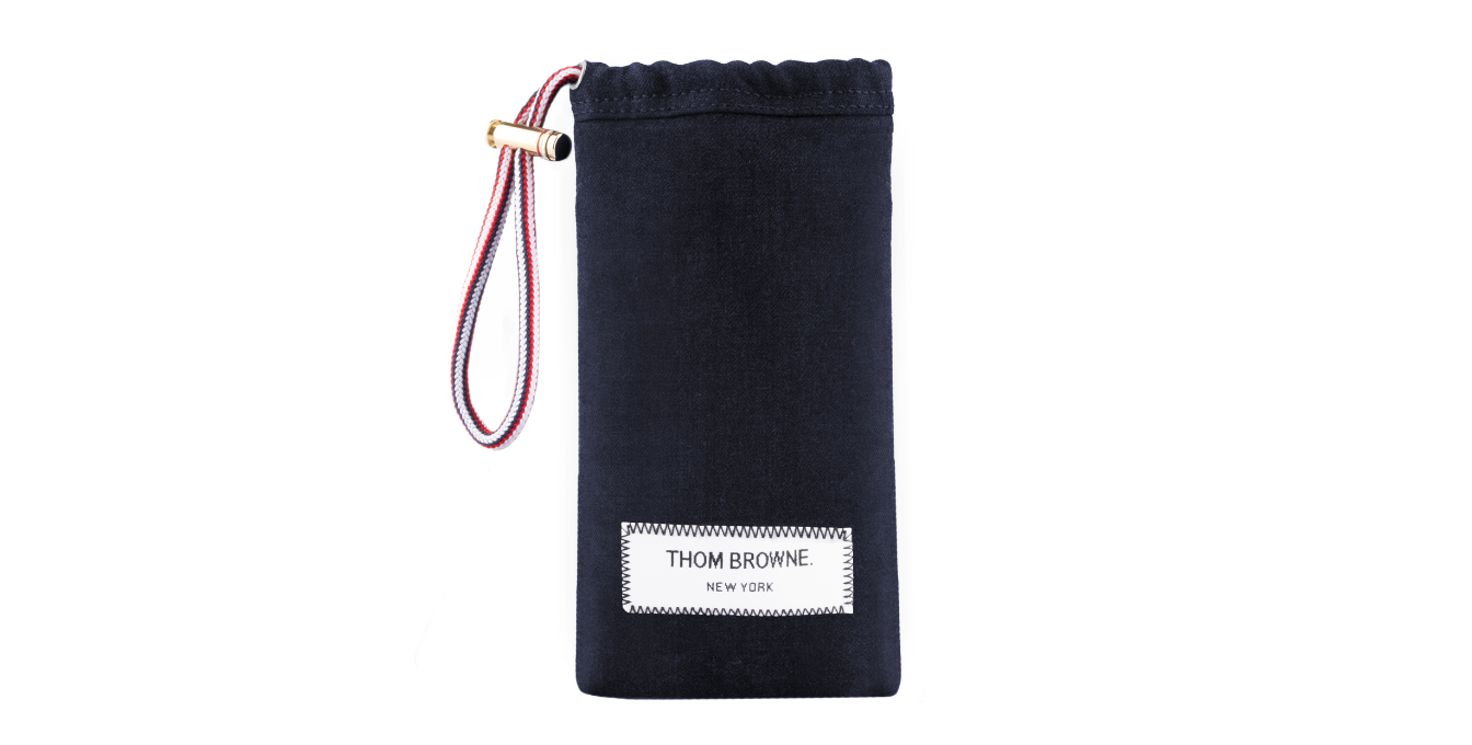 Thom Browne Soft Pouch | Navy