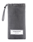 Thom Browne Soft Pouch | Med Grey