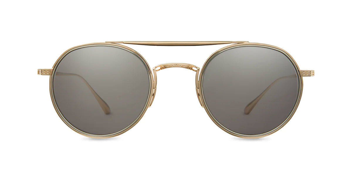 Garrett Leight | Mr. Leight Lexington White Gold