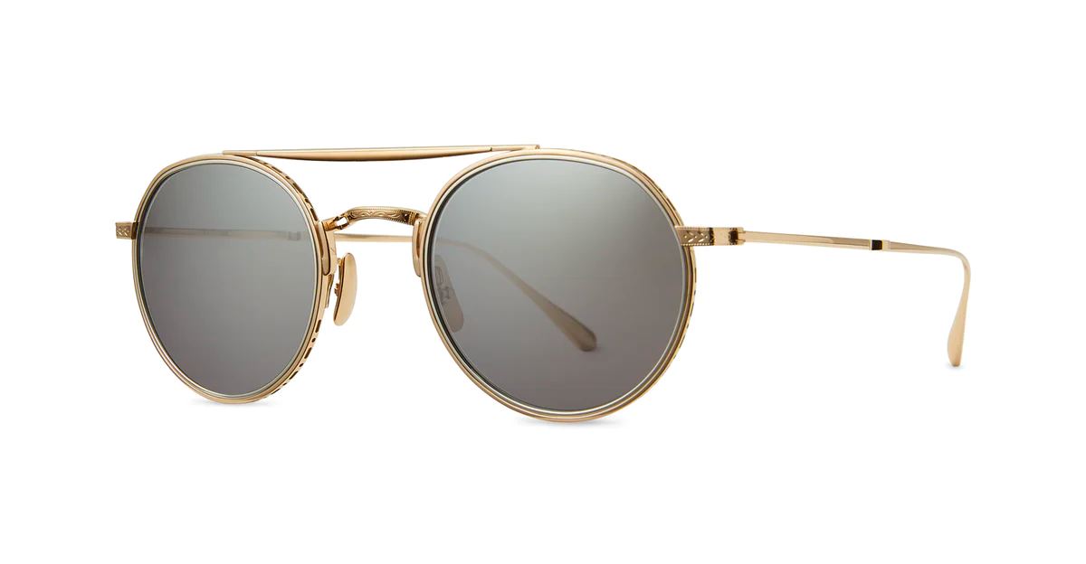 Garrett Leight | Mr. Leight Lexington White Gold